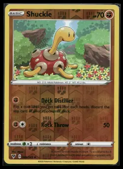 Shuckle 085/185 Vivid Voltage Uncommon Reverse Holo Lightly Played - Image 1