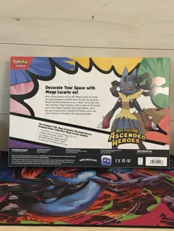 Pokemon Ascended Heroes Premium Poster Collection Mega Lucario ex - Image 2