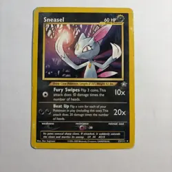 Pokemon TCG Sneasel 25/111 Neo Genesis Regular Vintage - HP/C - Image 1