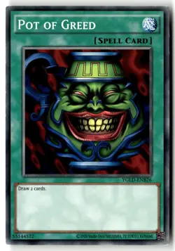 Pot of Greed YGLD-ENB26 Yugi's Legendary Decks Yu-Gi-Oh Unlimited MP - Image 1