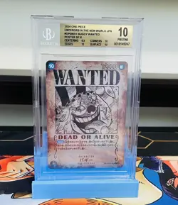 2024 ONE PIECE OP09-EMPERORS IN THE NEW WORLD WANTED POSTER BUGGY BGS 10 GM JPN - Image 1