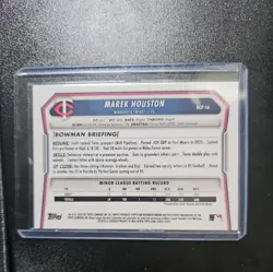 MAREK HOUSTON 2025 BOWMAN CHROME DRAGON REFRACTOR 1ST ROOKIE #BCP-16 Q1940 - Image 2