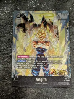 Dragon Ball Super Fusion World Vegito FS09-16 Super Rare English Edition - Image 1