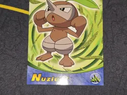 Nuzleaf #61 Pokemon Topps Advanced Card LP - Image 3