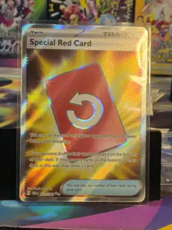 [NM+] Special Red Card 113/086 Ultra Rare Full Art Chaos Rising - Image 1