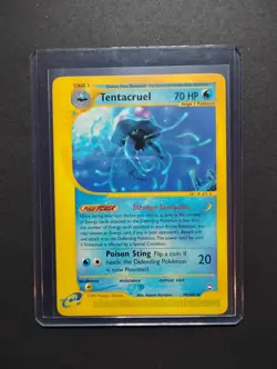 Tentacruel 38/147 Aquapolis Non-Holo 2002 WOTC Vintage E-Reader Pokemon Card NM - Image 3