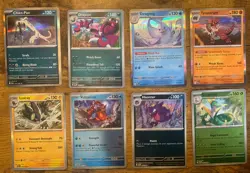 Pokemon Journey Together Holo Rare Lot 8 Cards Chien-Pao Drapion Luxray NM - Image 1