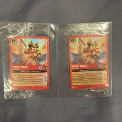 Mickey Mouse - Pirate Captain 18 Disney Lorcana Promo Cards Holo - Image 1