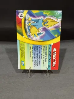 Manectric #42 — 2004 Topps Pokemon Advanced Challenge Vintage Promo Card - Image 2