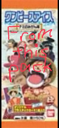 PREORDER SO RARE! Monkey D. Luffy No. 12 SEALED 2005 One Piece Ice Card Wafer - Image 3
