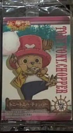 PREORDER INSANELY RARE Chopper No.18 SEALED 2005 One Piece Ice Card Wafer BANDAI - Image 1