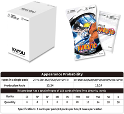Naruto Kayou Series 1 Heaven Booster Box (24pack) Smriti Collectible Cards EMEA - Image 4