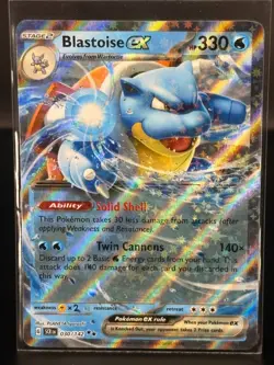 Blastoise ex - 030/142 - Double Rare - Stellar Crown - Pokemon - NM/M - 34 - - Image 1