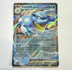 Blastoise Ex • 030/142 • Double Rare • Stellar Crown SCR • NM/M • Pokemon Card - Image 1