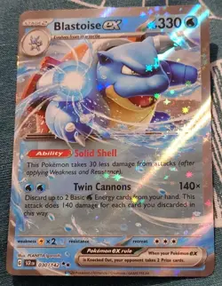 Blastoise Ex 030/142 Double Rare Holo - Stellar Crown - Pokemon Tcg Nm/M - Image 1