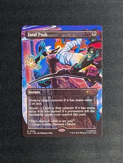 Fatal Push R 7020 Spider-Man Secret Lair SLD MTG NM+ - Image 1