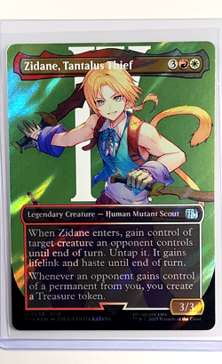 2025 Magic The Gathering FIN Final Fantasy Surge Foil #550 Zidane Tantalus Thief - Image 1