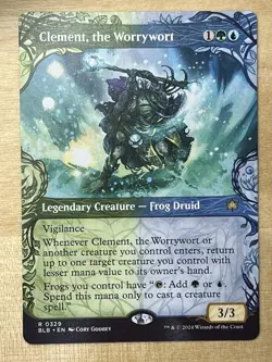 Clement, the Worrywort (Showcase) Bloomburrow BLM MTG - Image 1