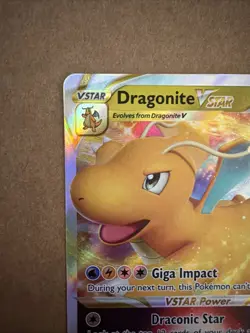 Dragonite VSTAR 050/078 Holo Pokemon GO Pokemon Card - Image 2