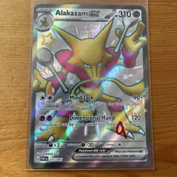 Alakazam ex 215/091 Shiny Ultra Rare Paldean Fates Pokemon Near Mint - Image 1