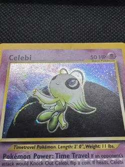 Celebi 3/64 Neo Revelation Holo Rare 2000 Eng Unlimited Pokemon Vintage (LP) - Image 3