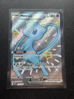 Mew Ex 216/091 - Paldean Fates Holo Shiny Ultra Rare - Pokemon TCG - Image 1