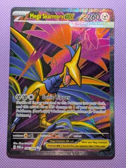 Mega Skarmory ex 106/088 Me03: Perfect Order Holo Pokemon TCG (NM) - Image 1