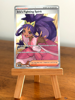 Pokemon Iris's Fighting Spirit 180/159 Sv09: Journey Together Ultra Rare Holo - Image 1