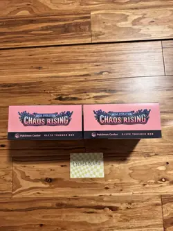 2x Pokemon TCG Chaos Rising Pokemon Center ETB Elite Trainer Boxes - Sealed - Image 5