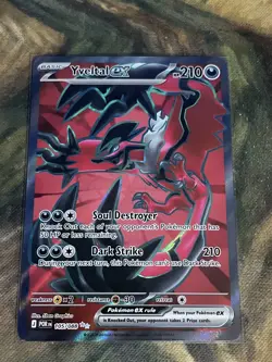 Yveltal ex 105/088 - Full Art Ultra Rare - Pokemon TCG: Perfect Order - NM - Image 1