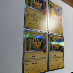 Pokemon 4x - Pikachu 062/193 Trick or Trade Booster Bundle 2023 Holo - NM - Image 5