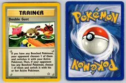 Double Gust 100/111 Unlimited Common Neo Genesis Pokemon Moderately Played - Image 3