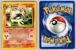 Quilava 47/111 Unlimited Uncommon Neo Genesis Pokemon Moderately Played - Image 3