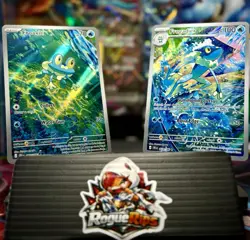 Pokemon TCG Chaos Rising Froakie 088/086 Frogadier 089/086 Illustration Rare Lot - Image 1