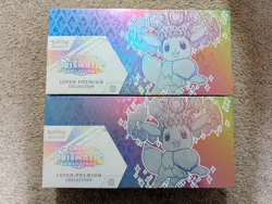 Pokemon TCG Prismatic Evolutions Super Premium Collection SPC Sealed Set Of 2 - Image 1