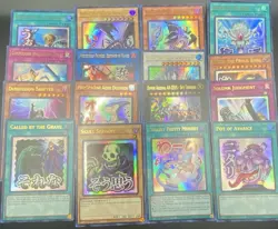 Yu-Gi-Oh Holo Stamped Lot Of 16 Rarity Collection V - Image 1