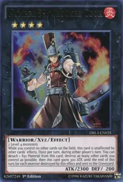 Yugioh Number 59: Crooked Cook DRL3-EN025 Ultra Rare 1st Ed NM - Image 1