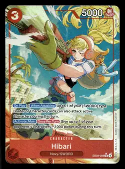 One Piece TCG Extra Booster: Heroines Edition #EB03-008 Hibari (Alt Art) - Image 1