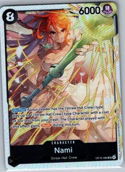 Nami OP15-086 SR Adventure on Kami's Island - One Piece Card - NM - Image 1