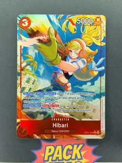 Hibari Rare R AA Alt Art EB03-008 Extra Booster Heroines Edition One Piece CCG - Image 1