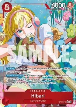 One Piece TCG | Hibari (Alternate Art) | OP11-010 | A Fist of Divine Speed | NM - Image 1