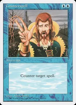 Counterspell 4th Edition LP MTG - Image 1