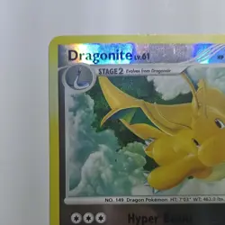 Pokemon TCG Dragonite Holo Rare Reverse Legends Awakened 2/146 Stage 2 140 HP - Image 2