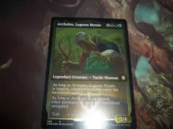 Archelos, Lagoon Mystic - Foil Etched x1 Magic the Gathering 1x Commander Legend - Image 1