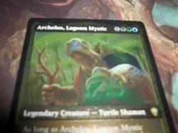 Archelos, Lagoon Mystic - Foil Etched x1 Magic the Gathering 1x Commander Legend - Image 2