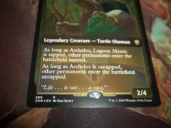 Archelos, Lagoon Mystic - Foil Etched x1 Magic the Gathering 1x Commander Legend - Image 4