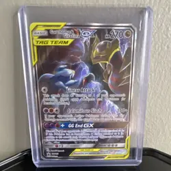 Garchomp & Giratina GX SM193 TAG TEAM Promo Holo Pokemon TCG Card 270 HP - Image 1