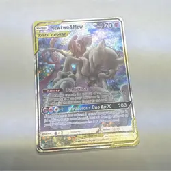Pokemon Mewtwo & Mew GX SM191 TAG TEAM Promo Holo 270 HP English - Image 1