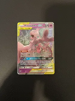 Pokemon Card Mewtwo & Mew GX 71/236 Unified Minds Ultra Rare Holo NM - Image 1