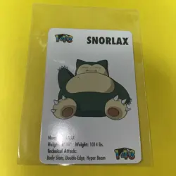 1998 Pokemon Snorlax KFC Mini Nintendo Card #143 - Image 1